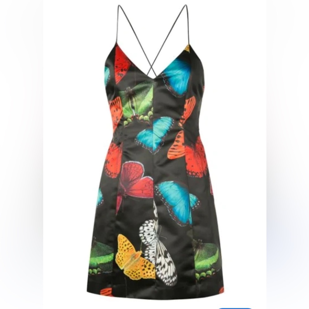 Alice + Olivia Tayla Butterfly Print Minidress - Picture 2 of 2